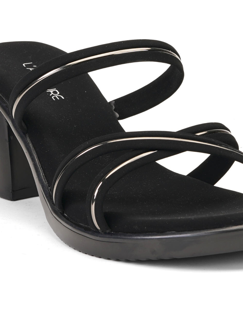 Lamoure Black Casual Heels For Women Lmw039171 C001