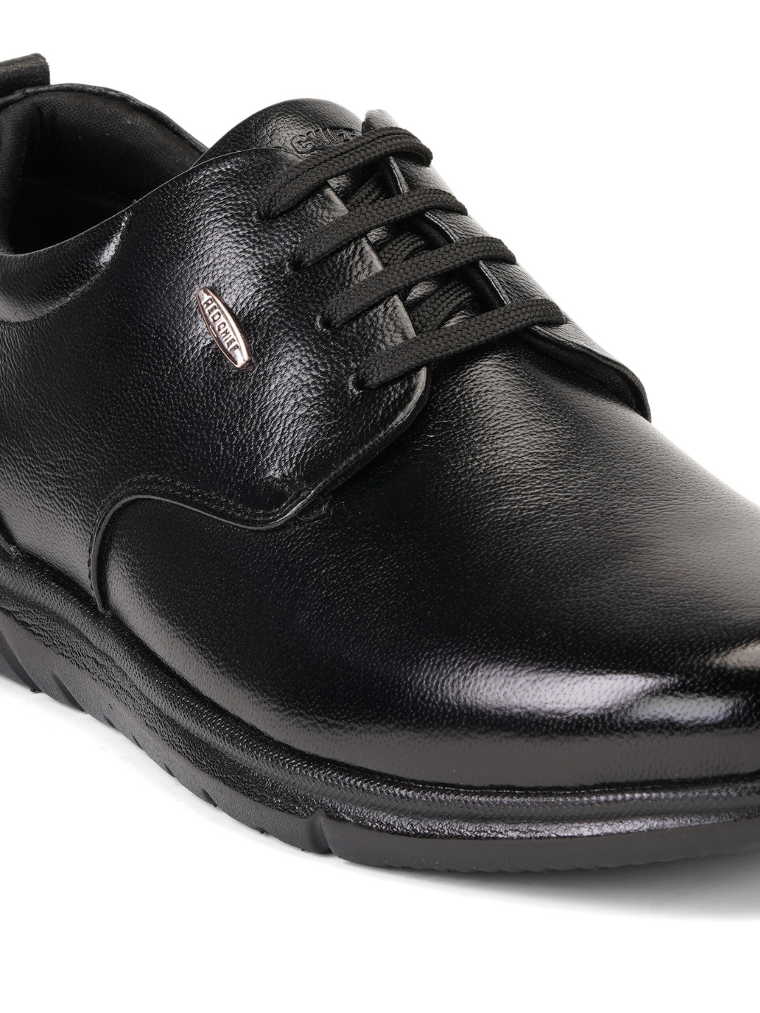 Red Chief Black Derby Formal Shoes For Men Rc15052 001