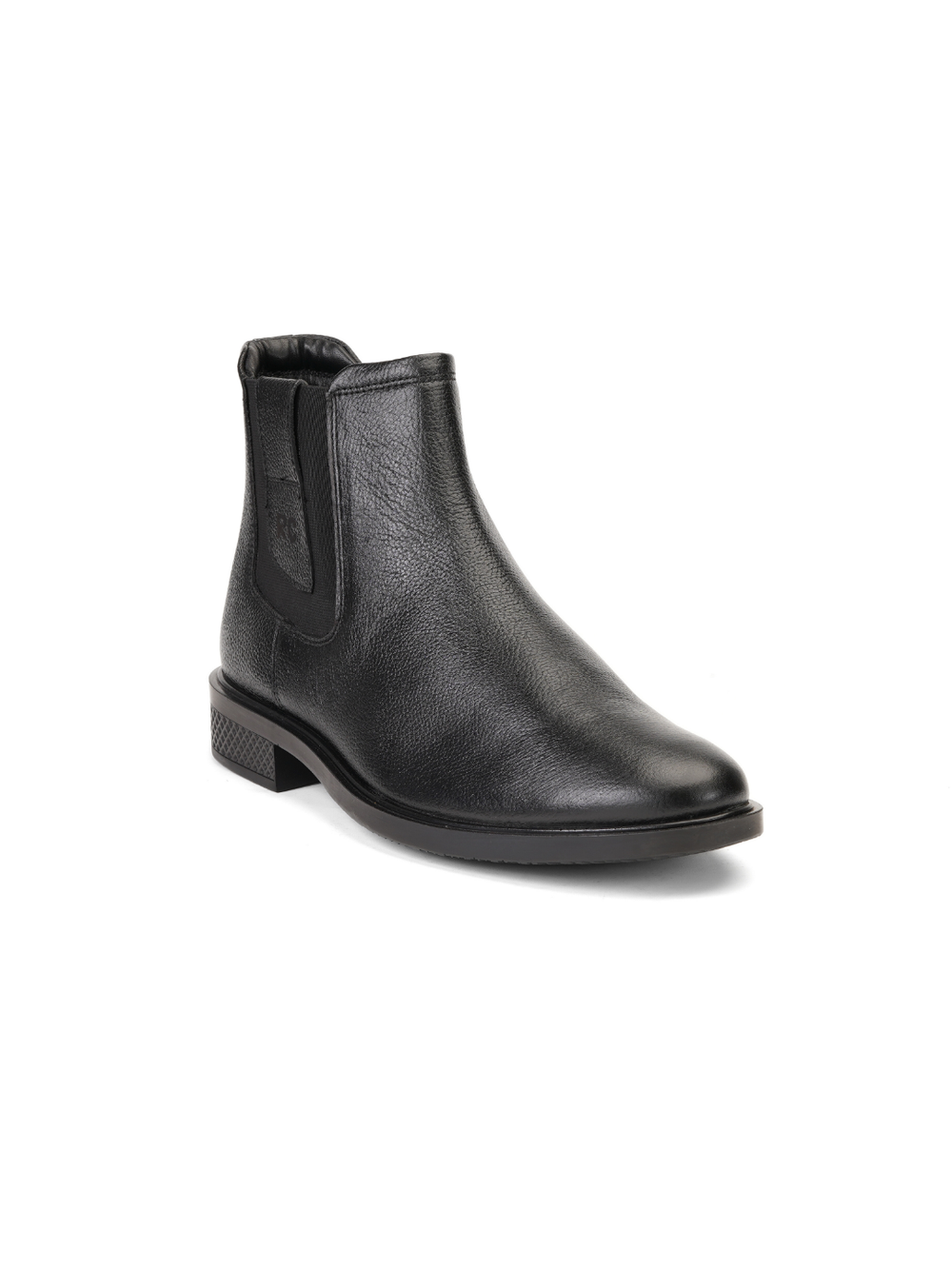 Extacy Black Genuine Leather Boot Casual Shoes For Men Exm010215 C001