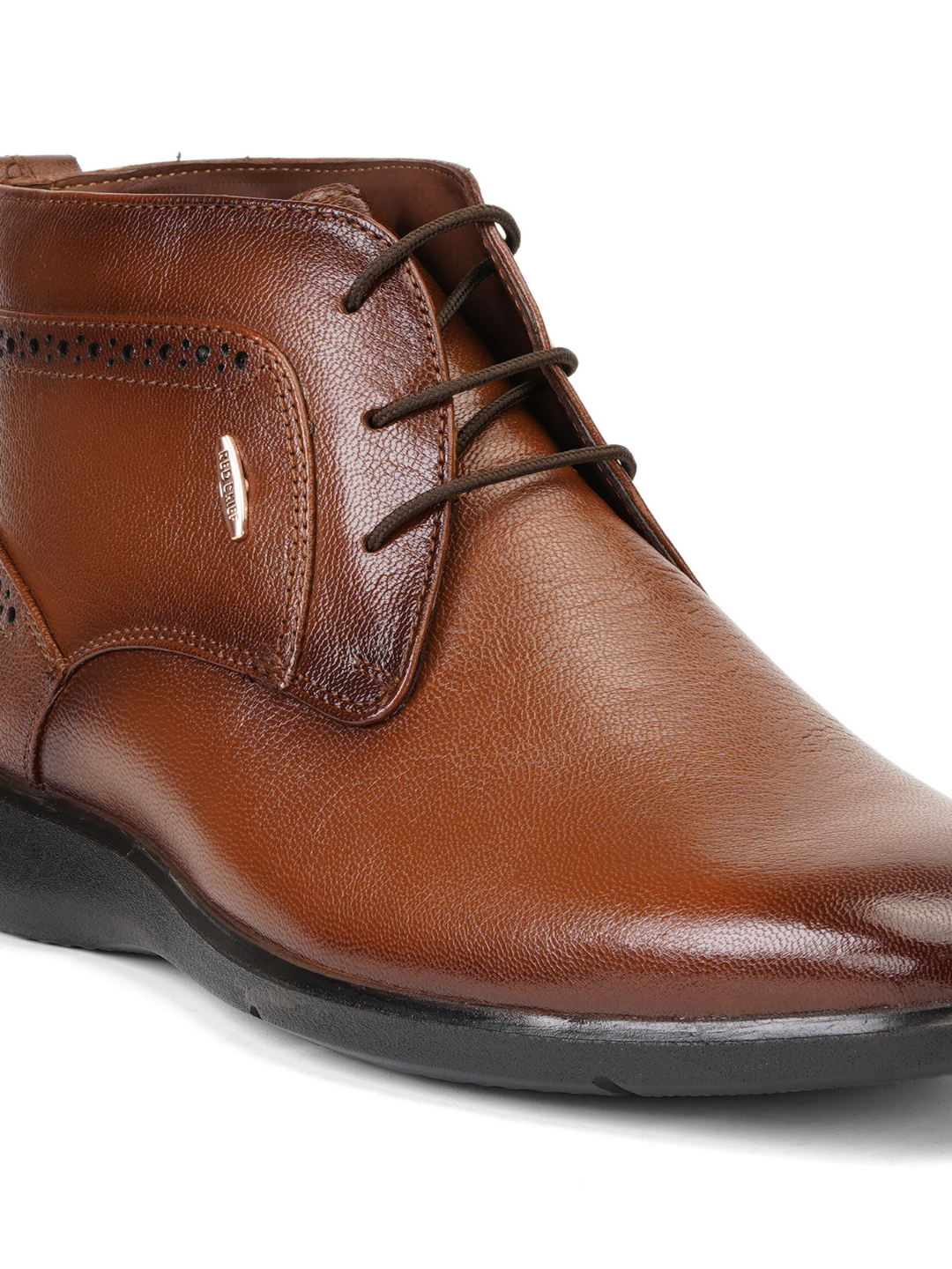 Red Chief Tan Lace-Up Formal Shoes For Men Rc 1942 C006