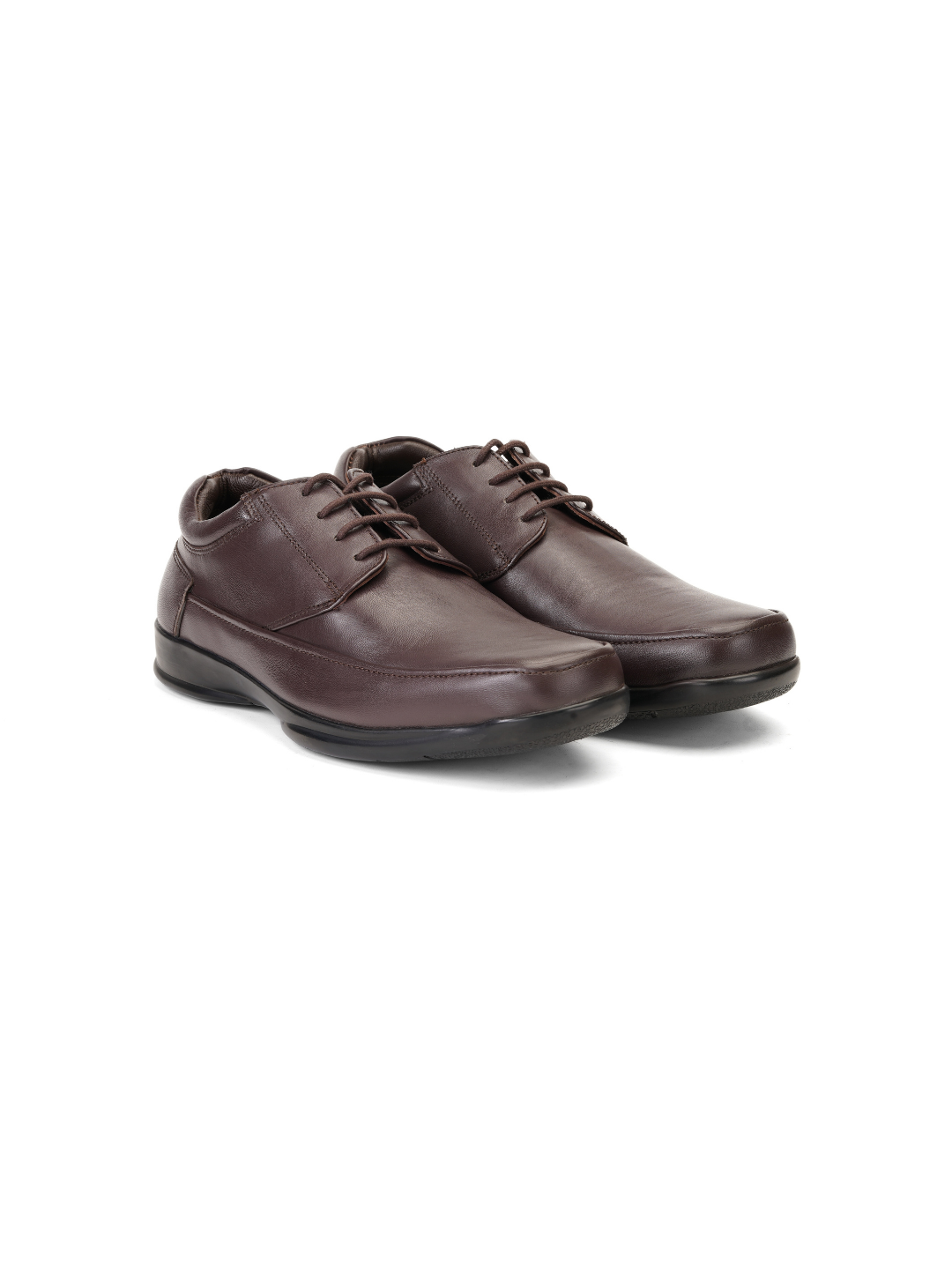 Zuup Brown Genuine Leather Derby Formal Shoes For Men Zfm021059 C003