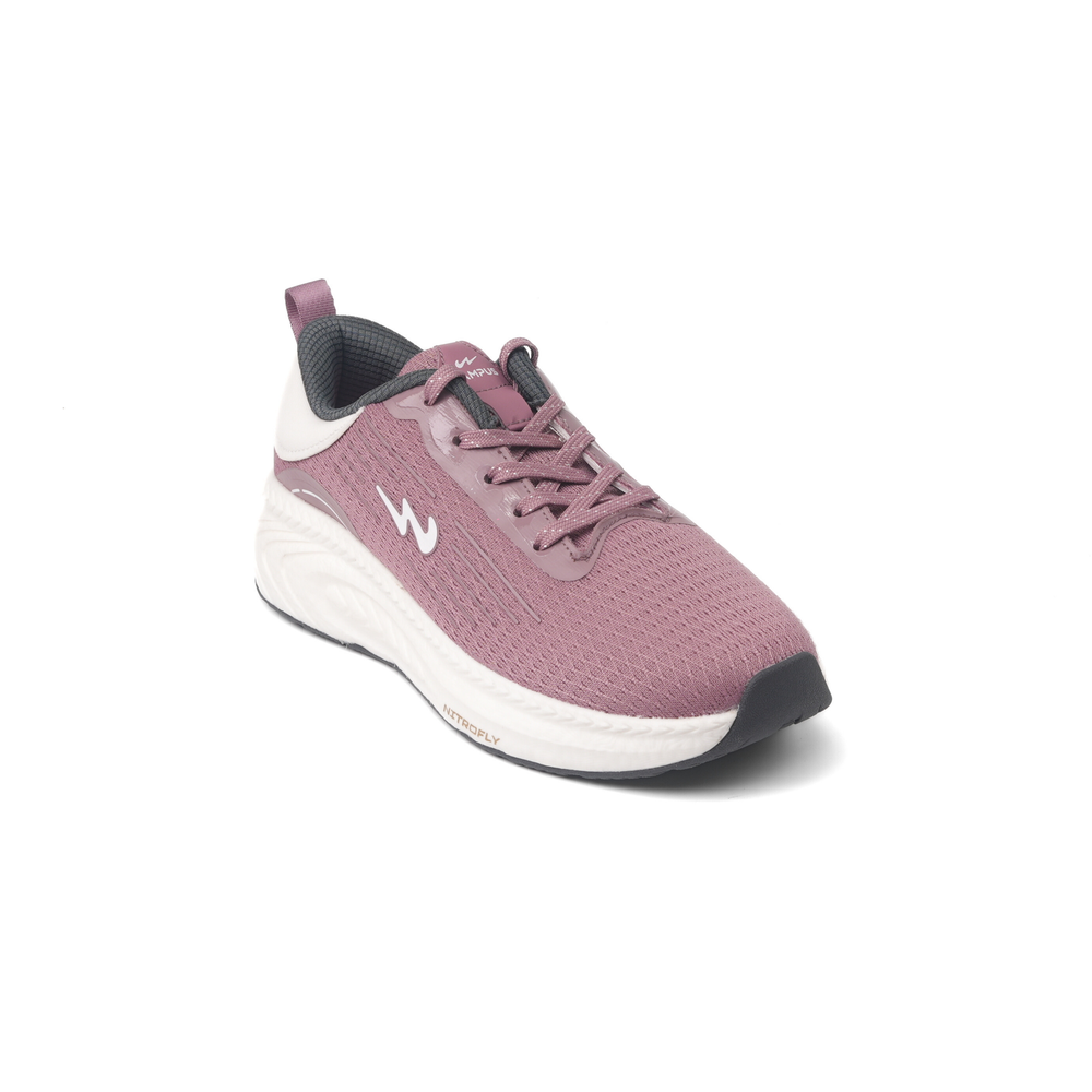 Campus Mauve/Off White Sports Shoes For Women Malore-22L-957 C153
