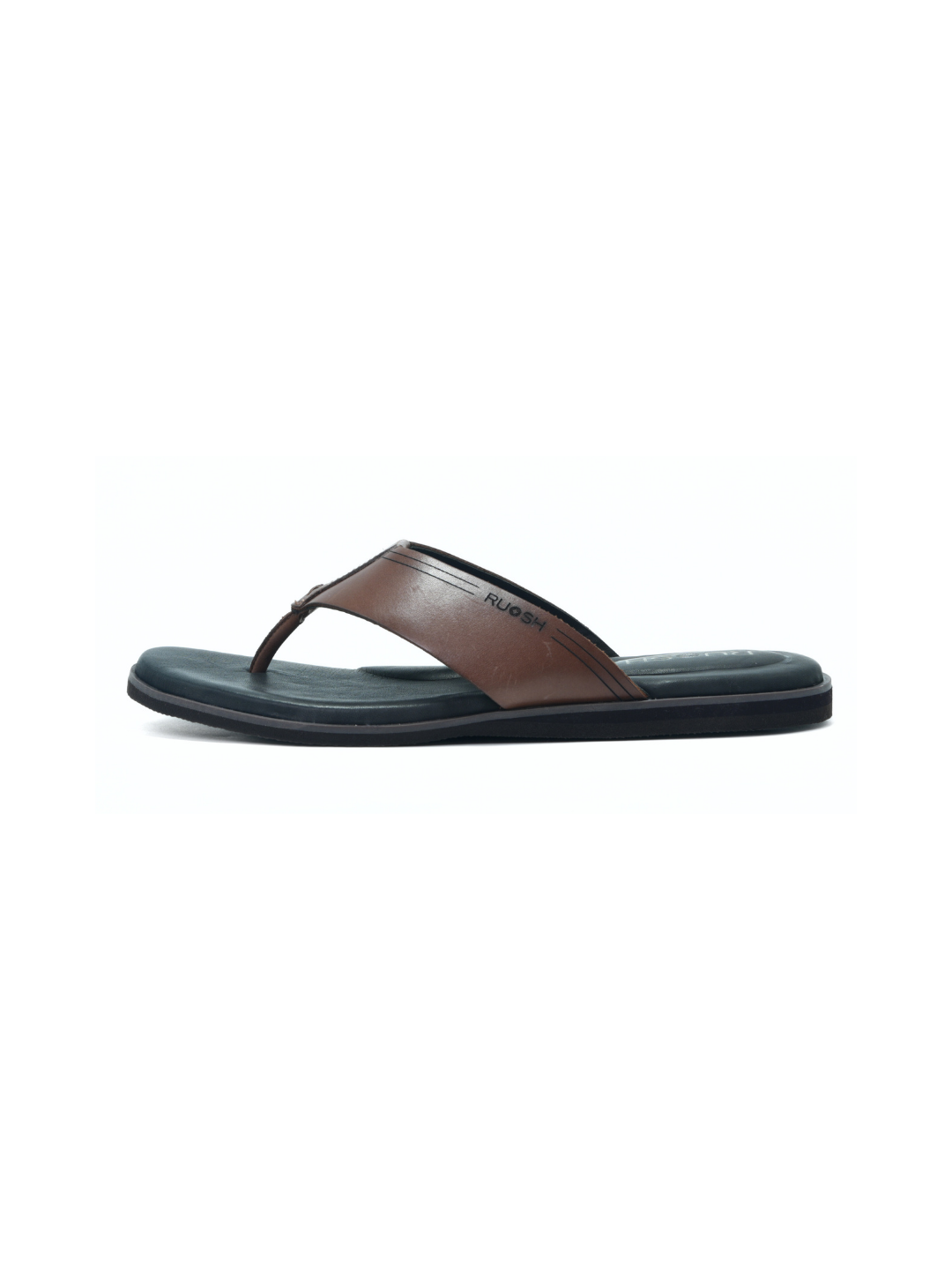 Ruosh Tan Slipper For Men Aero-1231645570 C006
