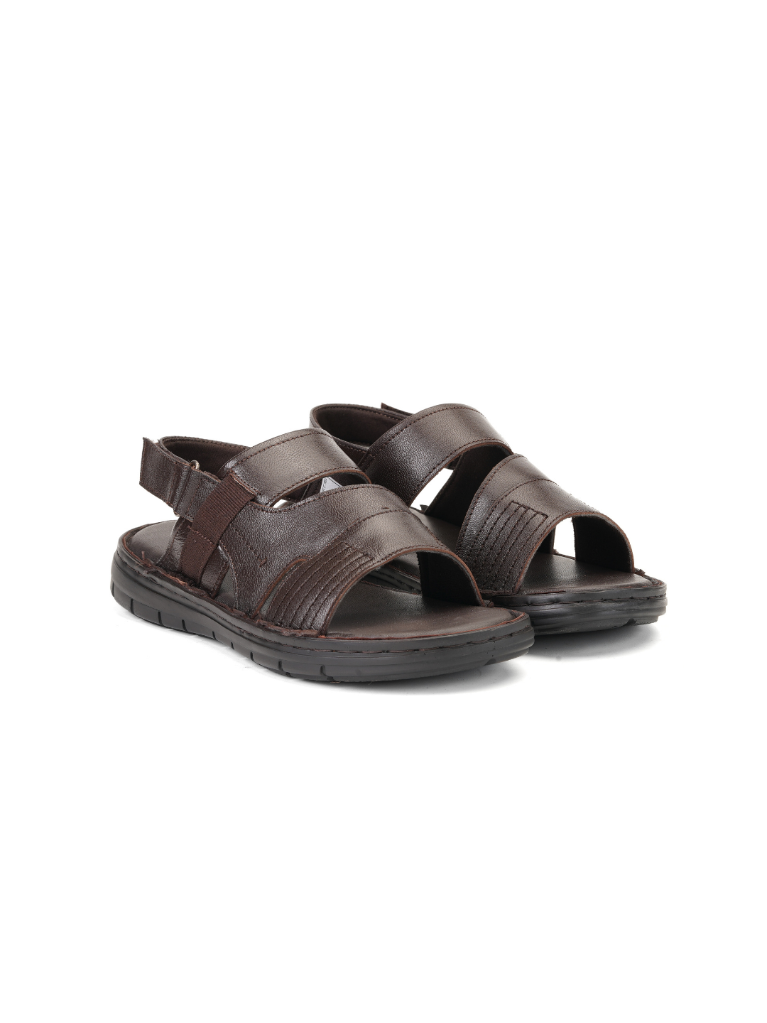 Comfort Walk Brown Genuine Leather Formal Sandal For Men Cwm031010 C003
