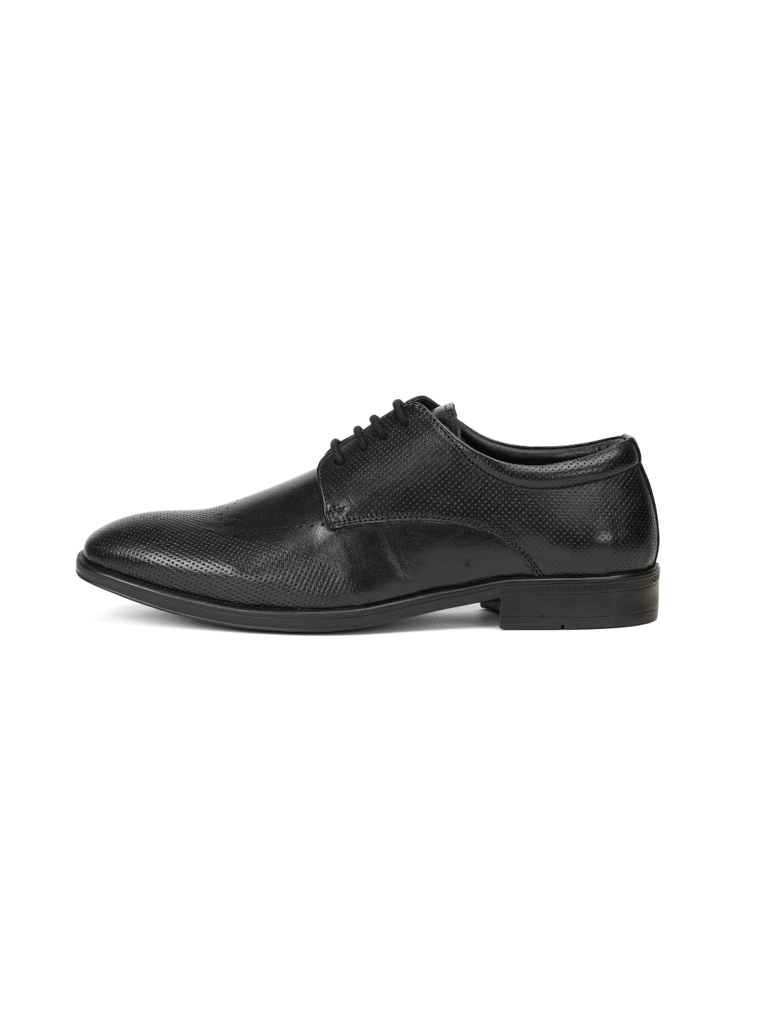 Zuup Black Genuine Leather Derby Formal Shoes For Men Zfm021069 C001