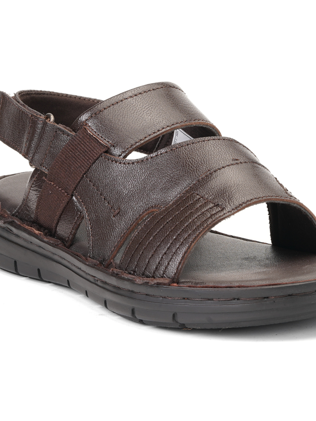 Comfort Walk Brown Genuine Leather Formal Sandal For Men Cwm031010 C003