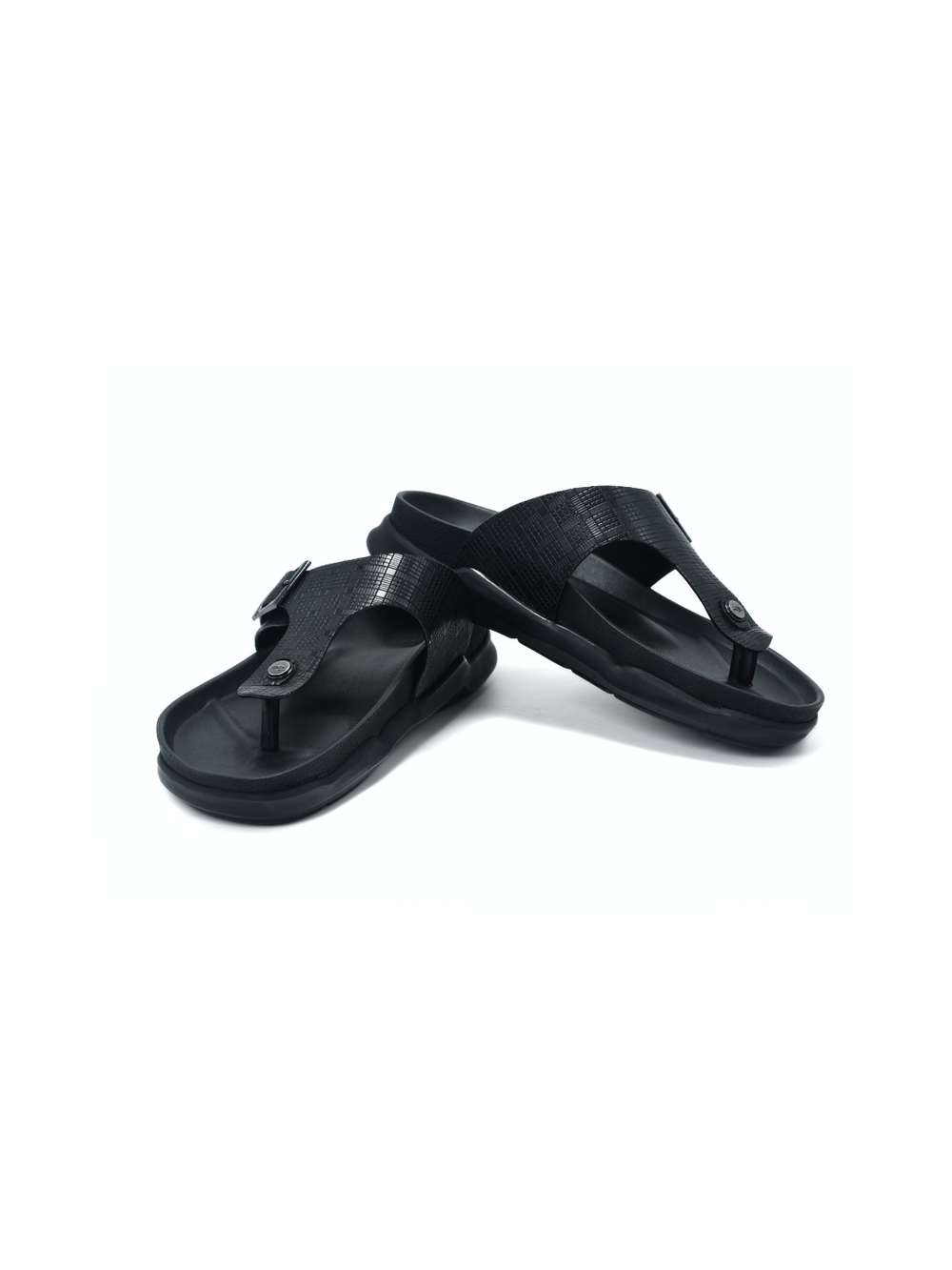 Hitz Black Slipper For Men 0`022 C001