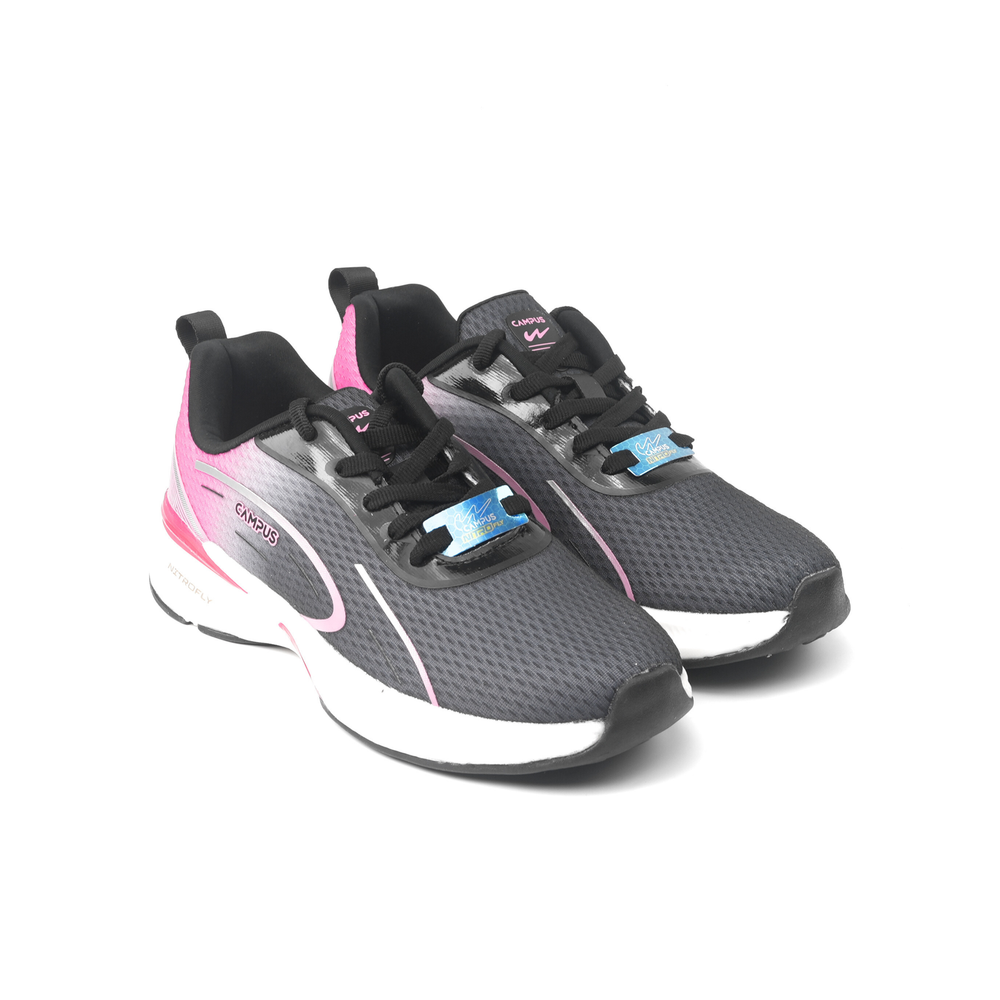 Campus Black/Rani Sports Shoes For Women Revi-22L-945 C948