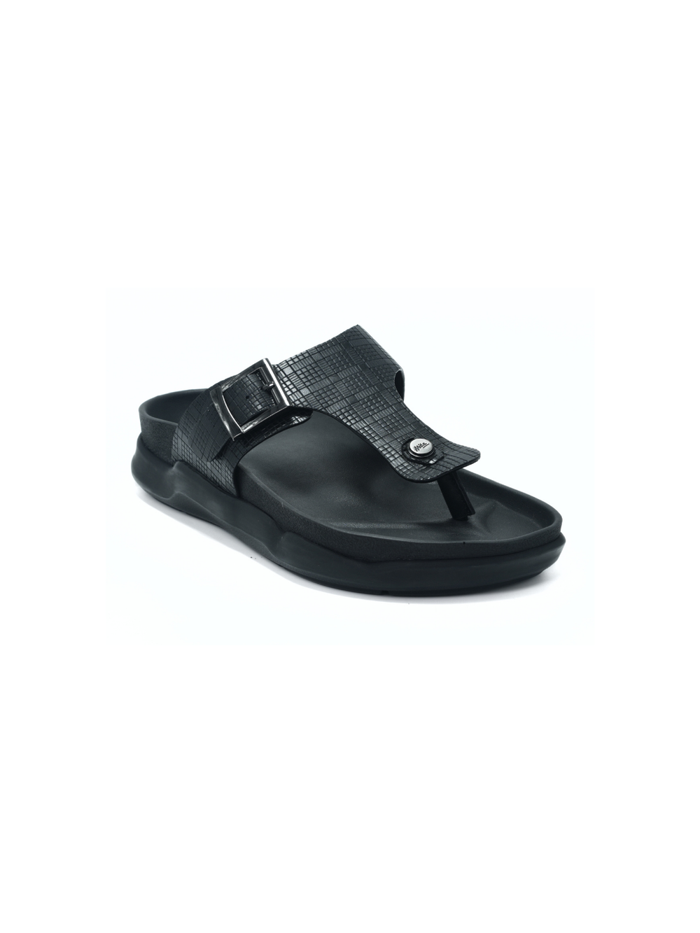 Hitz Black Slipper For Men 0`022 C001