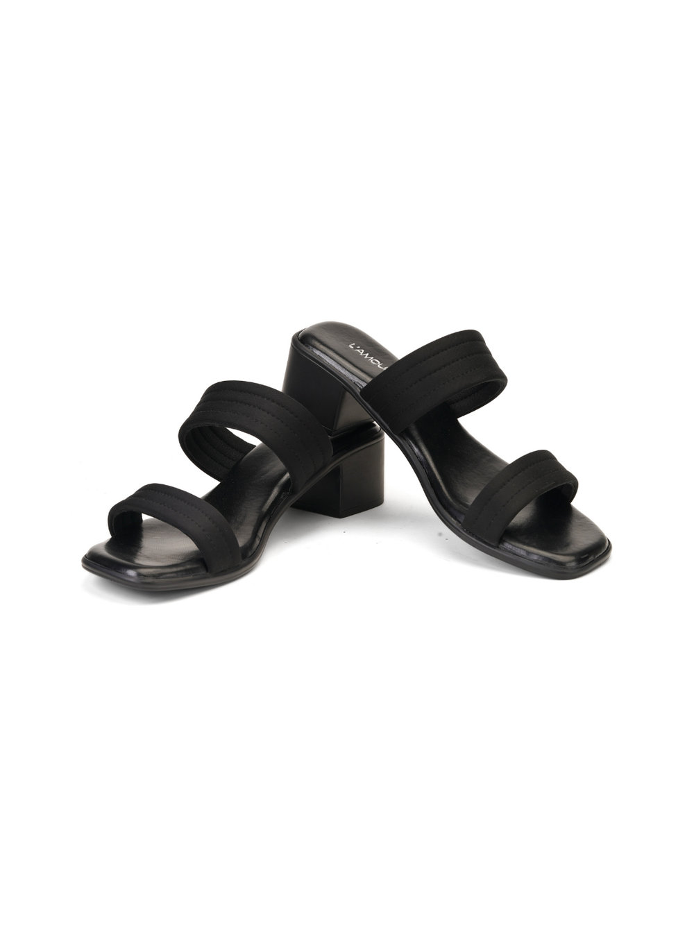 Lamoure Black Casual Heel For Women Lmw039140 C001