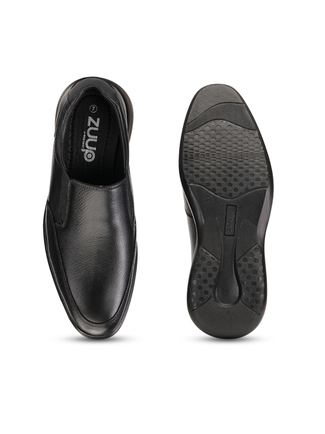 Zuup Black Genuine Leather Formal Shoes For Men Zfm021013 C001