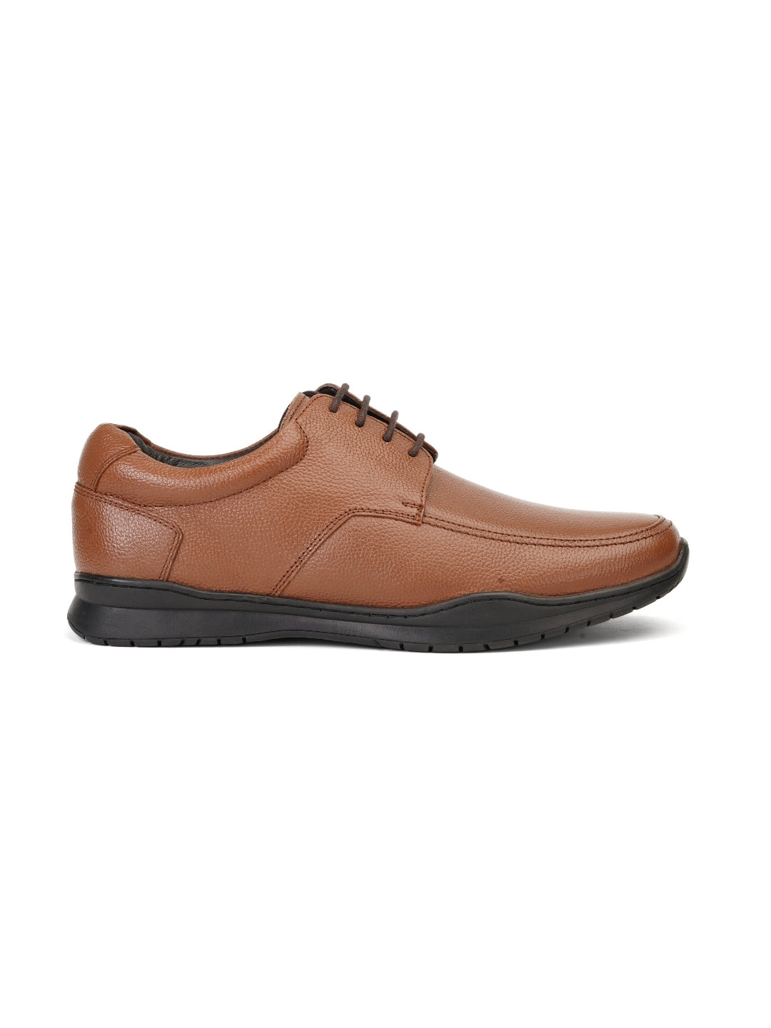 Zuup Tan Genuine Leather Derby Formal Shoes For Men Zfm021033 C006