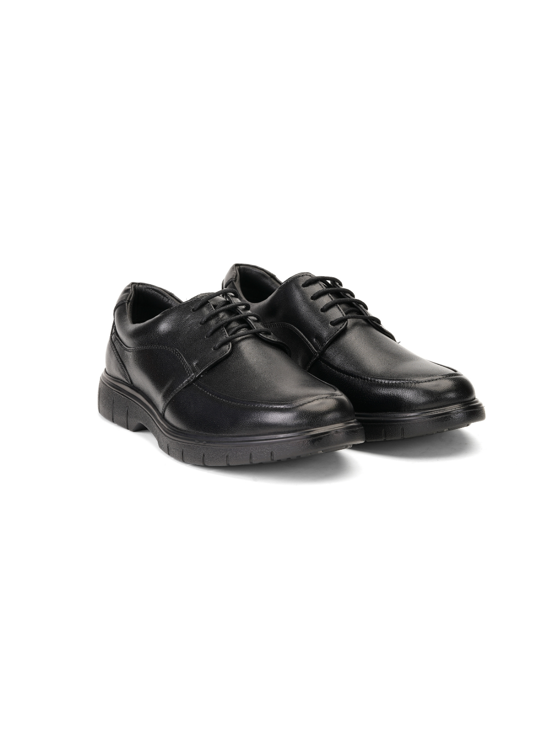 Zuup Black Genuine Leather Derby Formal Shoes For Men Zfm021034 C001
