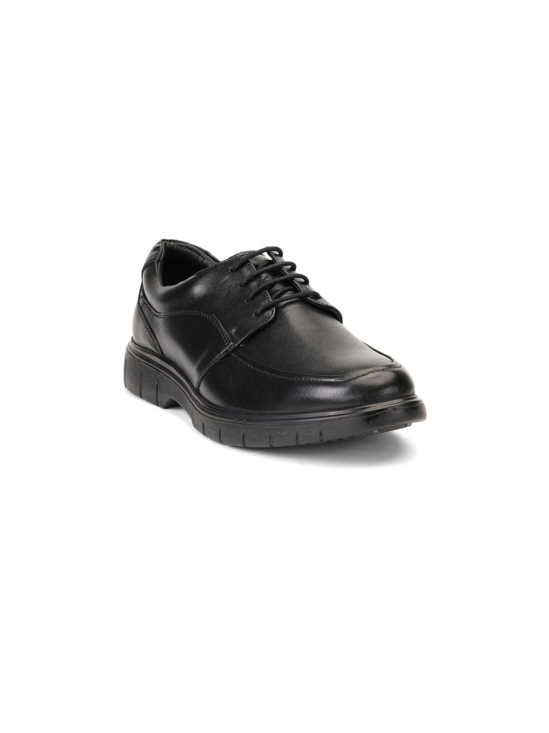 Zuup Black Genuine Leather Derby Formal Shoes For Men Zfm021034 C001