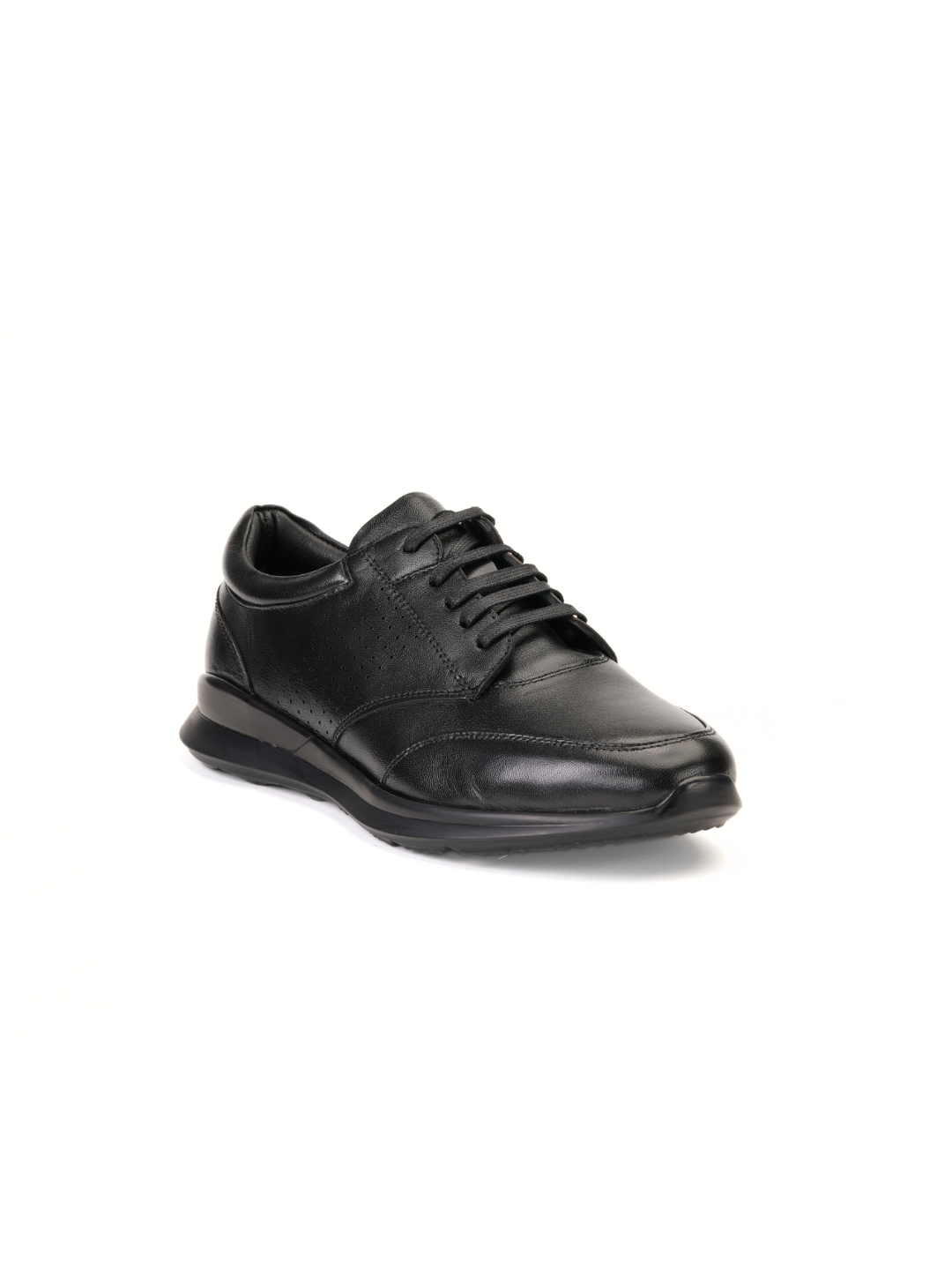 Zuup Black Genuine Leather Derby Formal Shoes For Men Zcm011046 C001