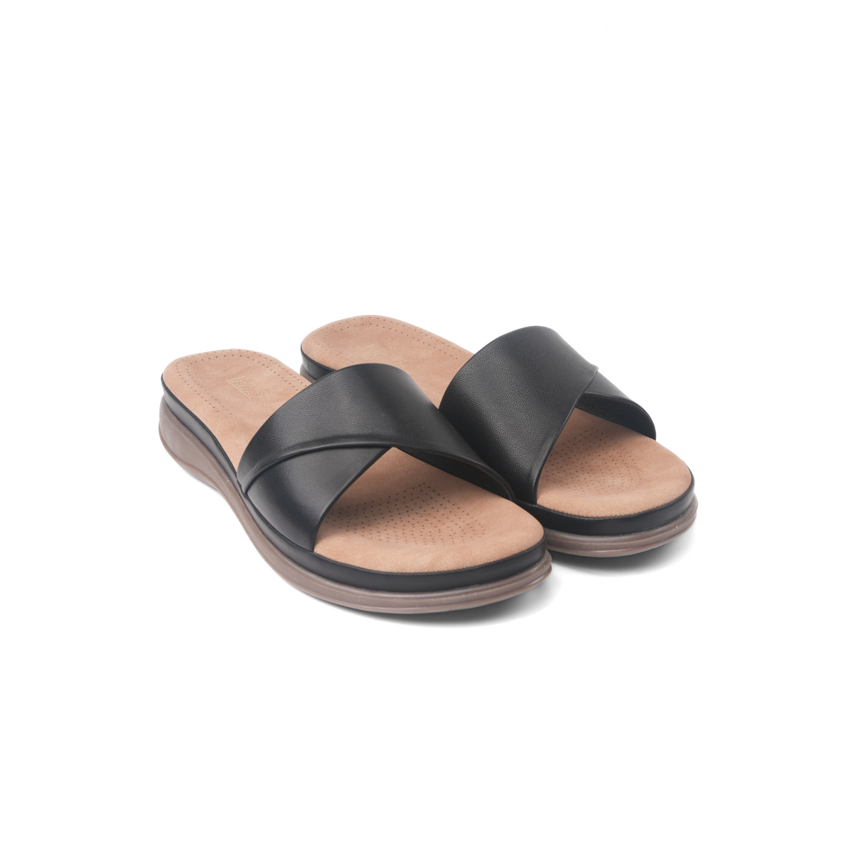 Inc.5 Black Flat For Women 900291 C001