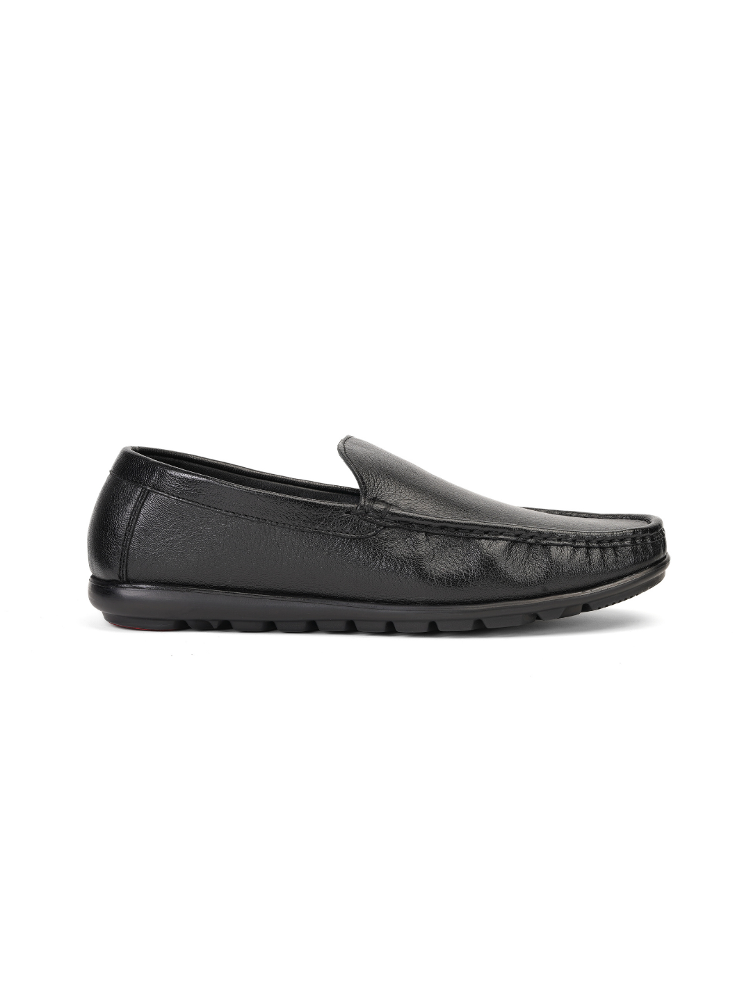 Extacy Black Genuine Leather Loafer Casual Shoes For Men Exm010220 C001