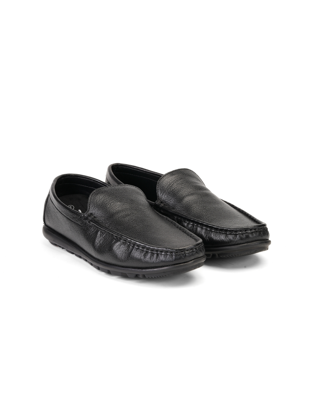 Extacy Black Genuine Leather Loafer Casual Shoes For Men Exm010220 C001