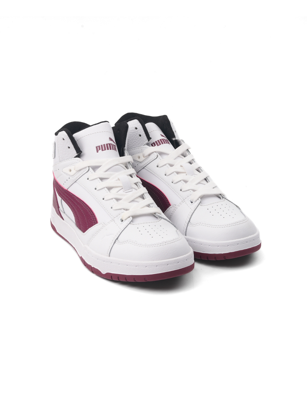 Puma White/Black Sports Shoes For Men Rbd Game Nova Mid -39980403 C059