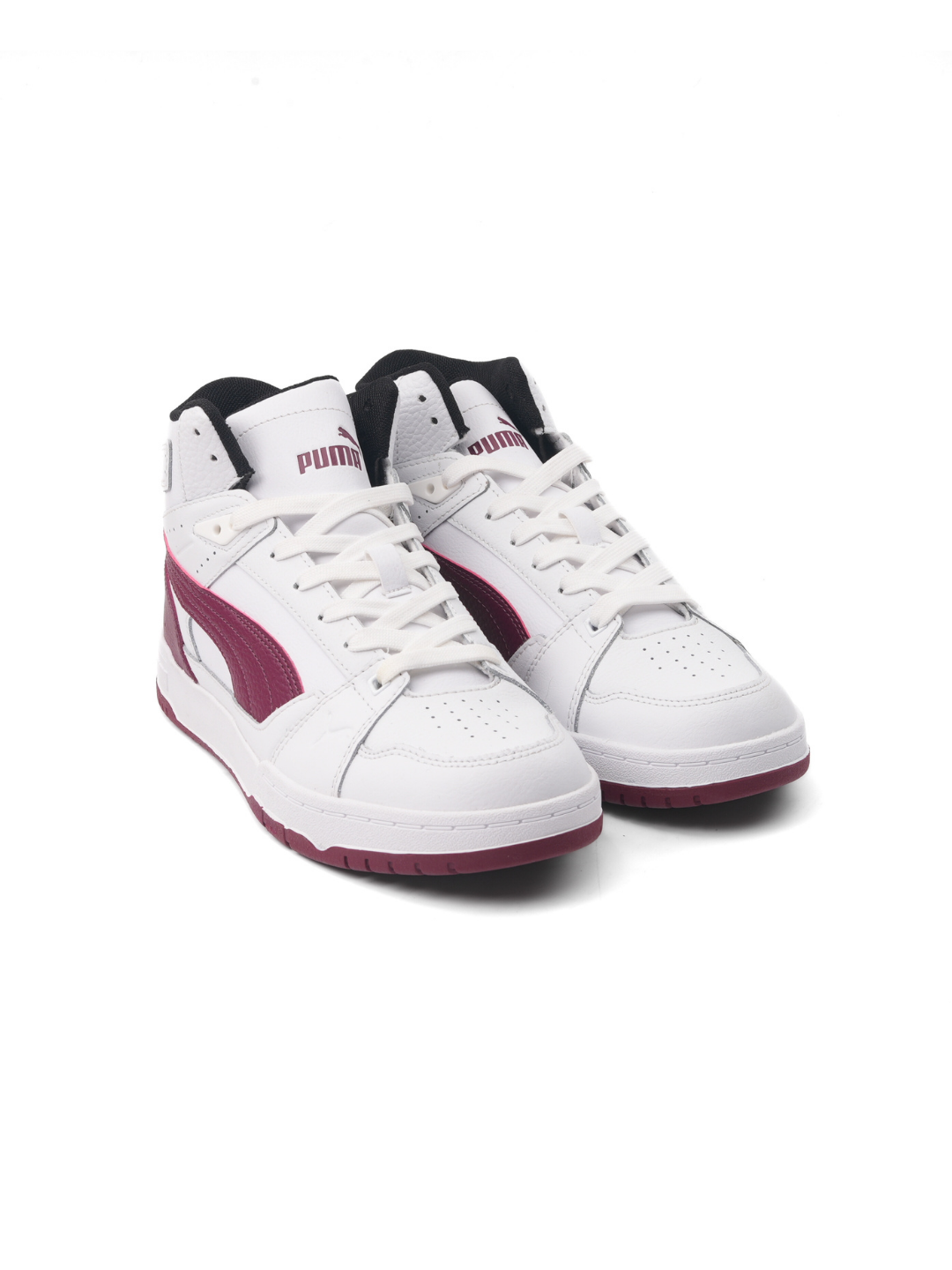 Puma White/Black Sports Shoes For Men Rbd Game Nova Mid -39980403 C059