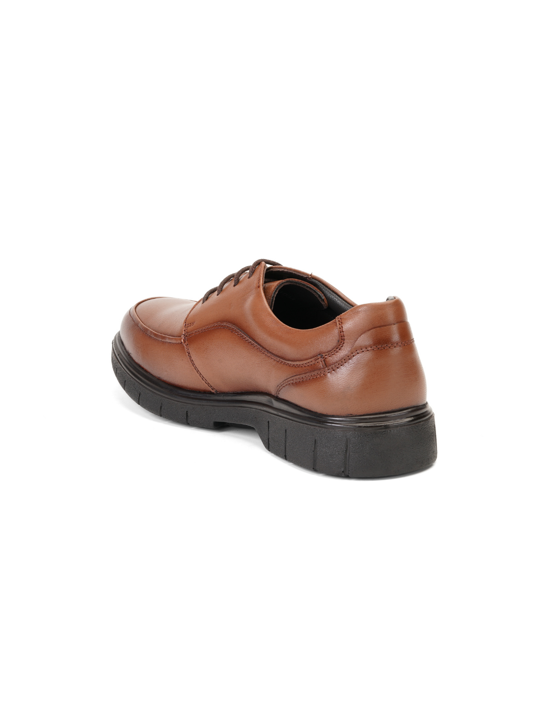 Zuup Tan Genuine Leather Derby Formal Shoes For Men Zfm021034 C006