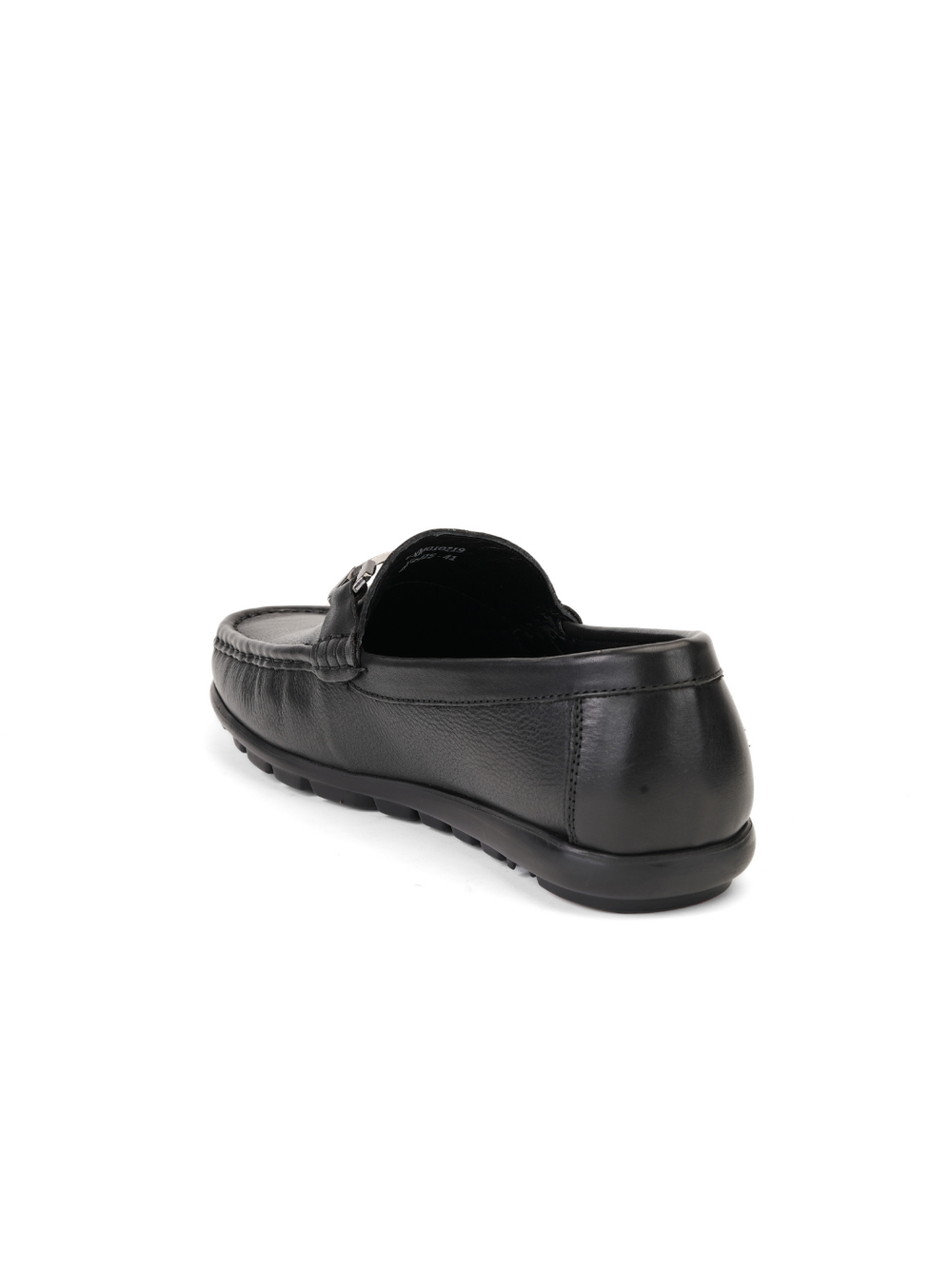 Extacy Black Genuine Leather Loafer Casual Shoes For Men Exm010219 C001