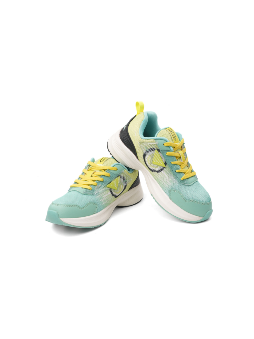 Campus S.Green/White Sports Shoes For Kids Tech Ch-22C-166A C1058