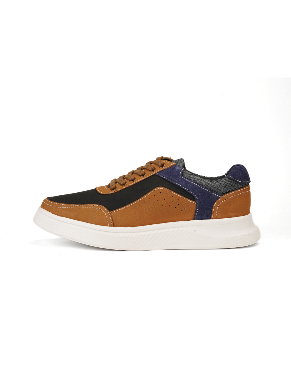 Extacy Tan Genuine Leather Sneaker For Men Exm010200 C006