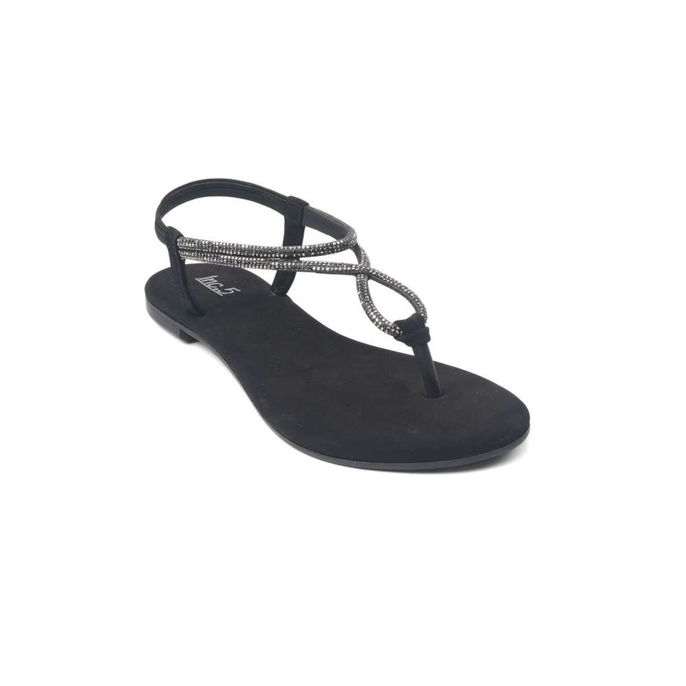 Inc.5 Black Sandal For Women 101976 C001