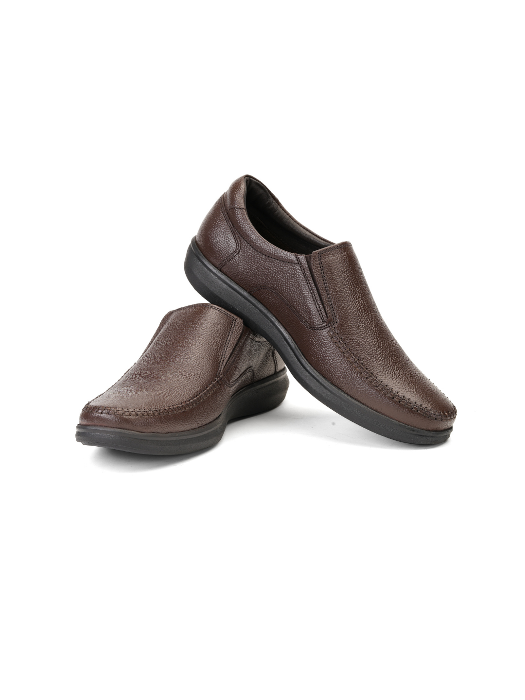 Zuup Brown Genuine Leather Formal Shoes For Men Zfm021043 C003