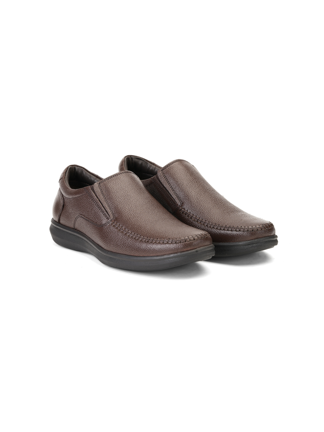 Zuup Brown Genuine Leather Formal Shoes For Men Zfm021043 C003
