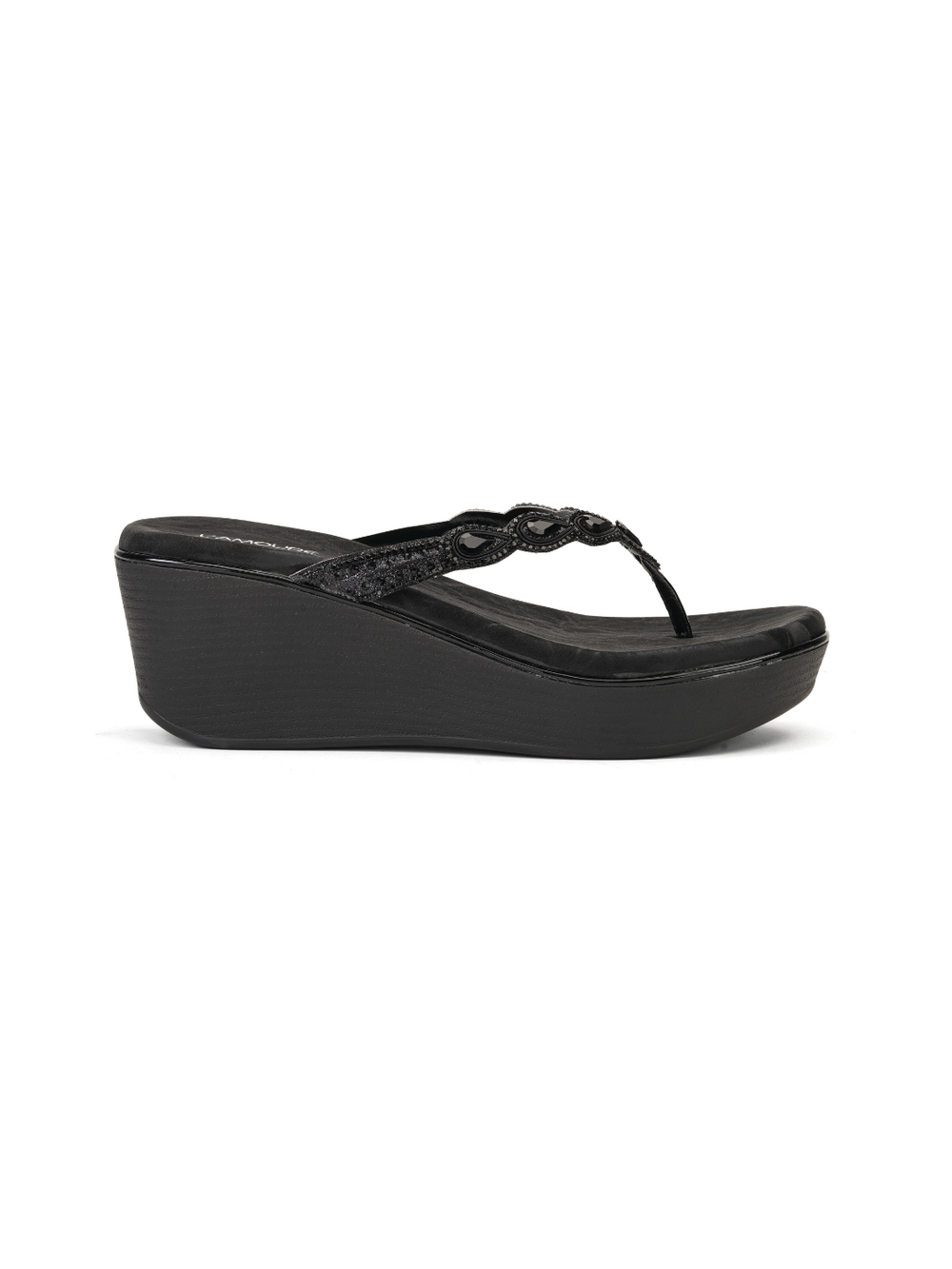 Lamoure Black Casual Wedge For Women Lmw039147 C001