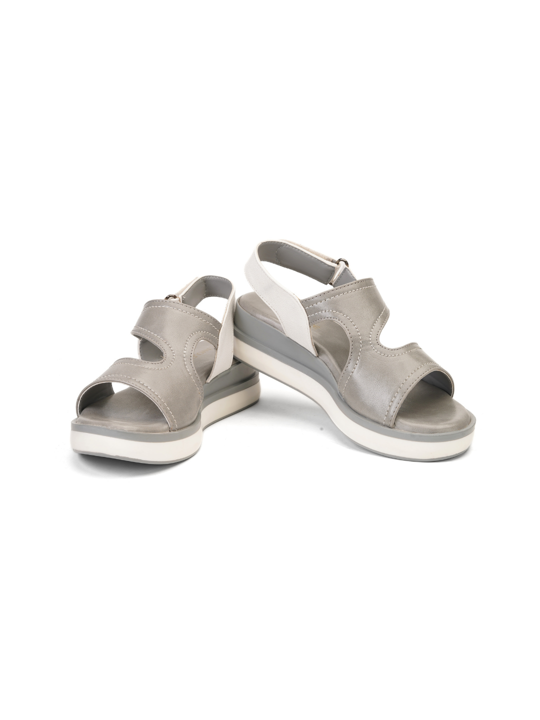 Lamoure Grey Casual Flat For Women Lmw049264 C005
