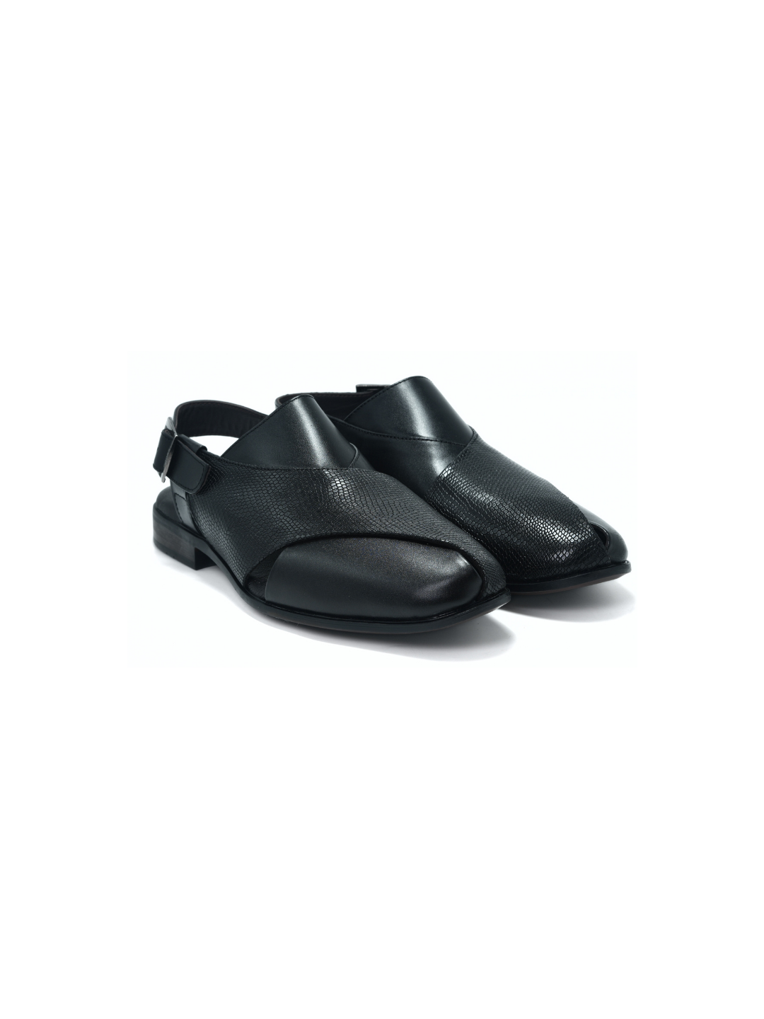 Egoss Black Sandal For Men 8090 C001