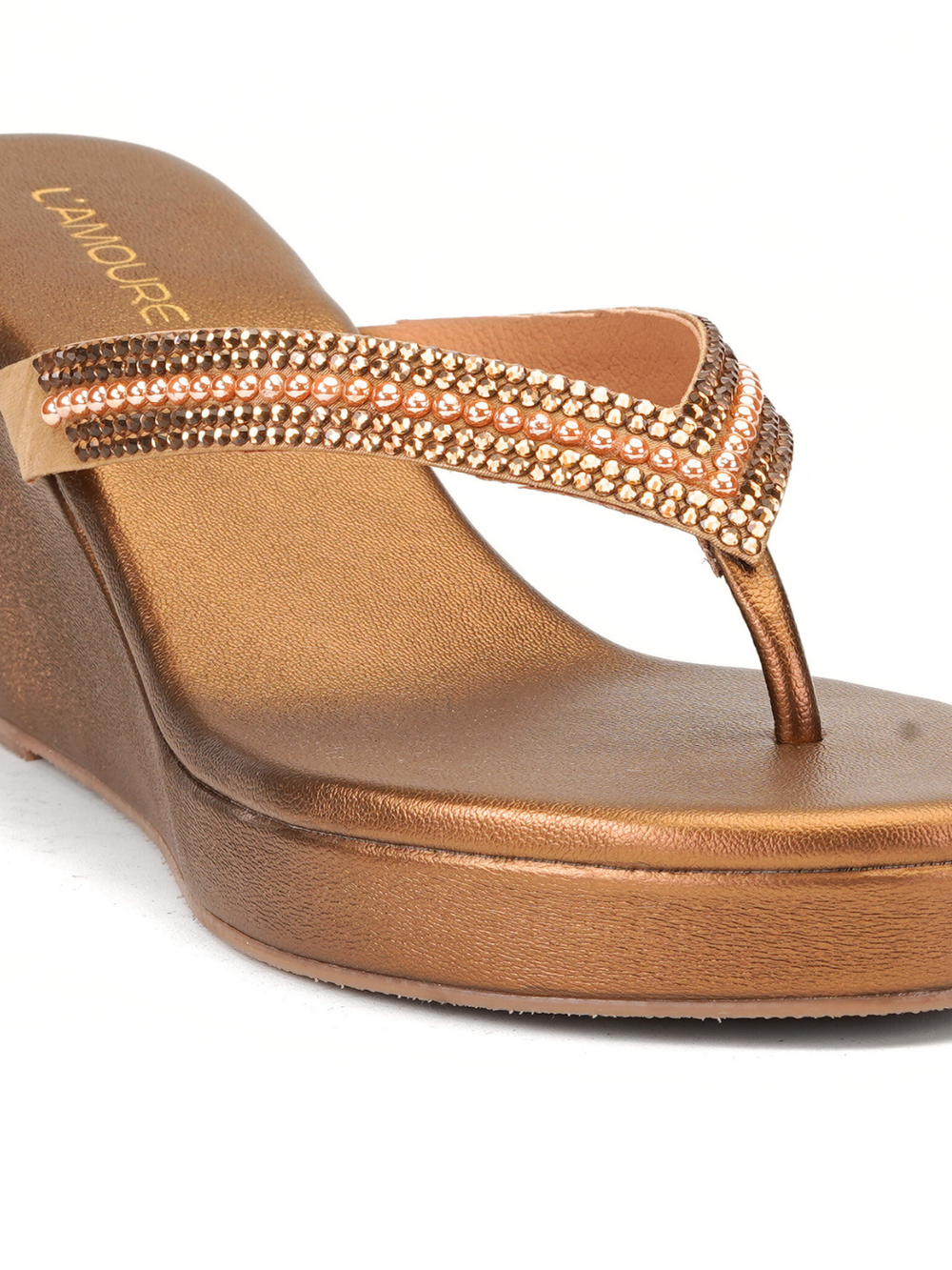 Lamoure Antiq Fancy Wedges For Women Lmw039104 C914