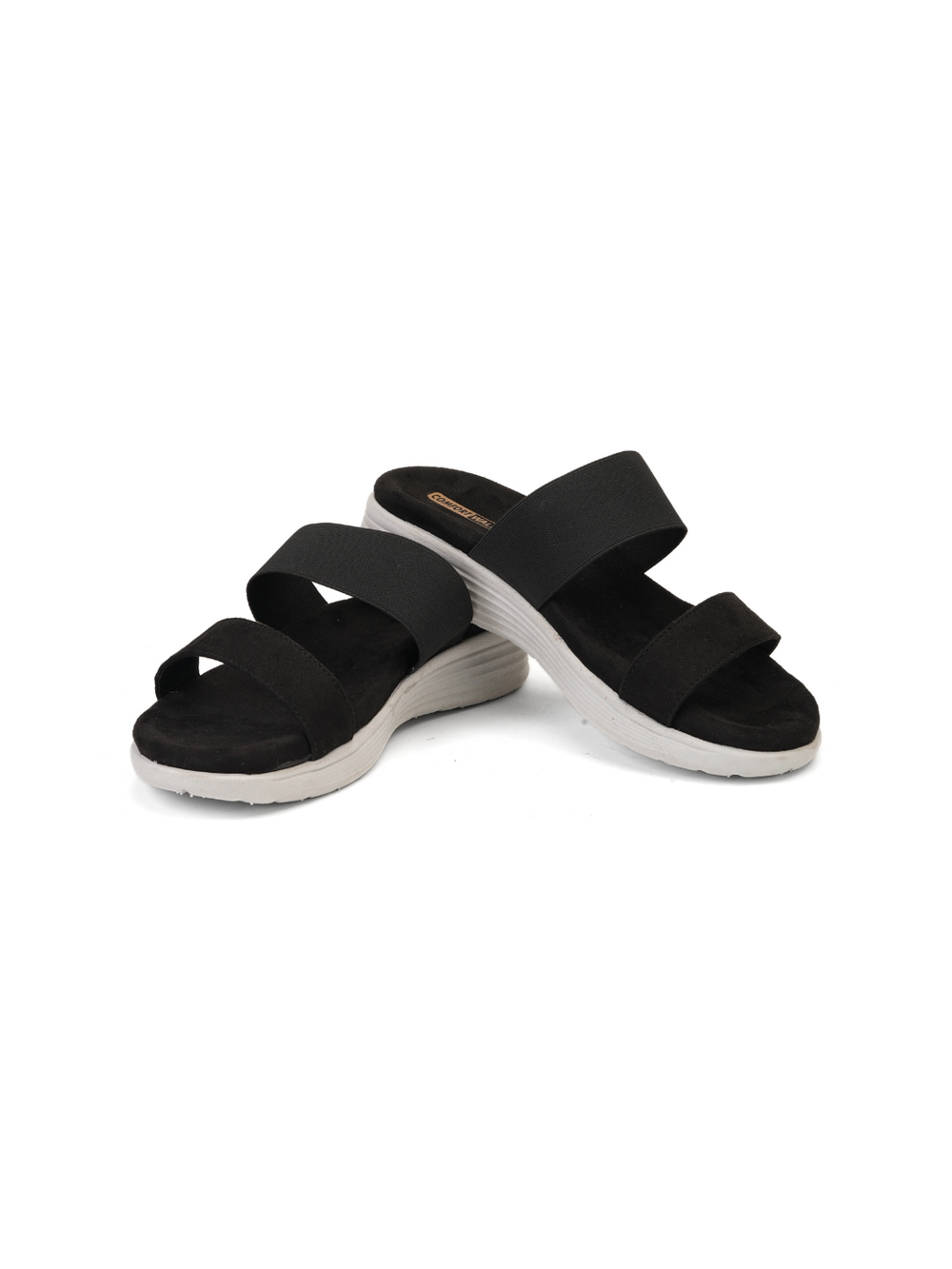 Comfort Walk Black Casual Flat For Women Cww031038 C001