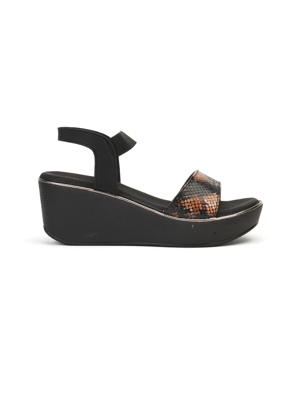 Lamoure Black Casual Wedges For Women Lmw049168 C001