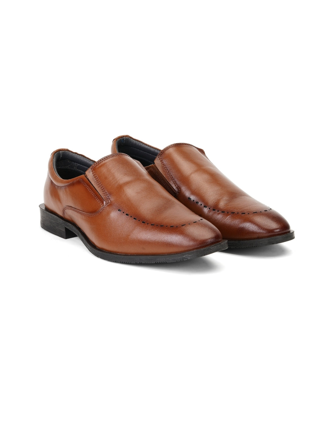 Zuup Tan Genuine Leather Formal Shoes For Men Zfm021062 C006