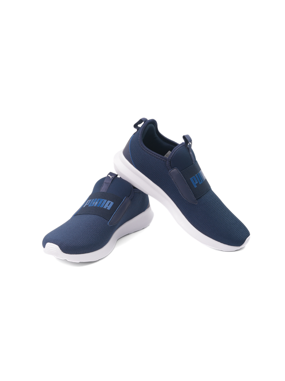Puma Navy/White Sports Shoes For Men Puma Flamecrest Slipon -39941802 C585