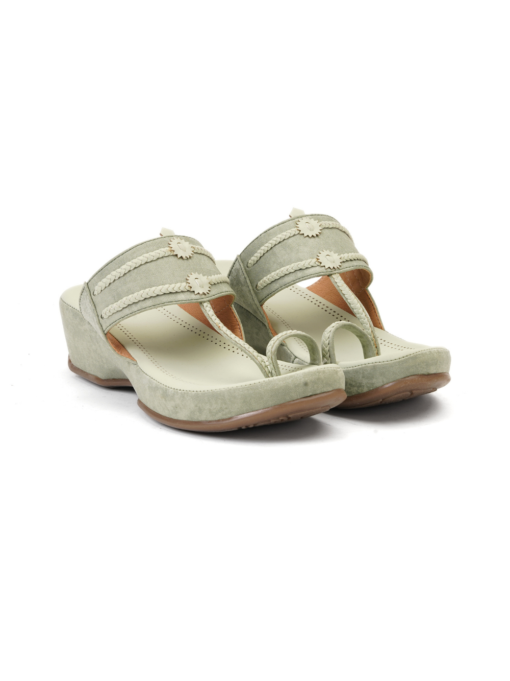 Comfort Walk C Green Casual Wedges For Women Cww031018 C971