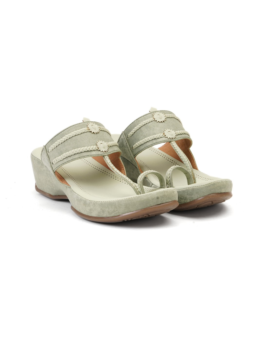 Comfort Walk C Green Casual Wedges For Women Cww031018 C971