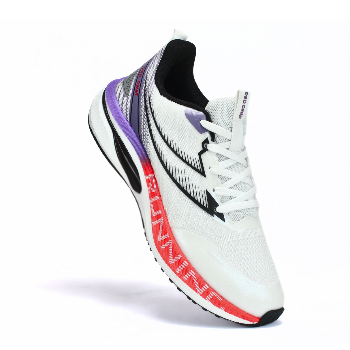 Red Chief Sports White/Purple Running Shoes For Men R1716 G0011