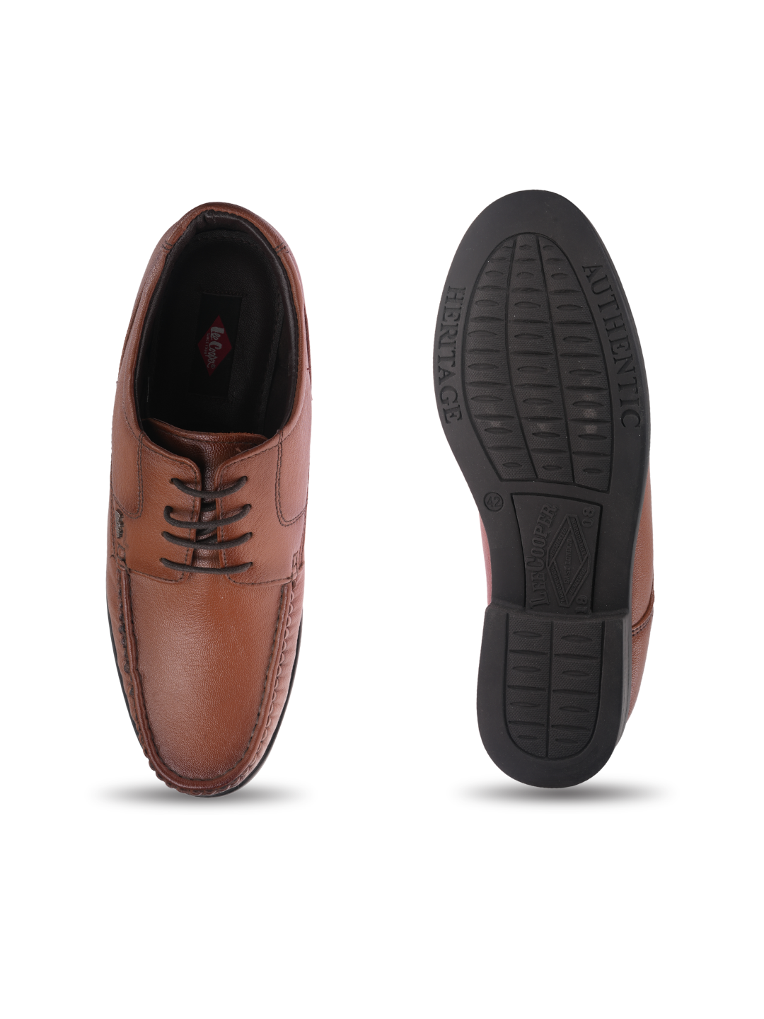 Lee Cooper Tan Formal Shoes For Men 2131B3R C006