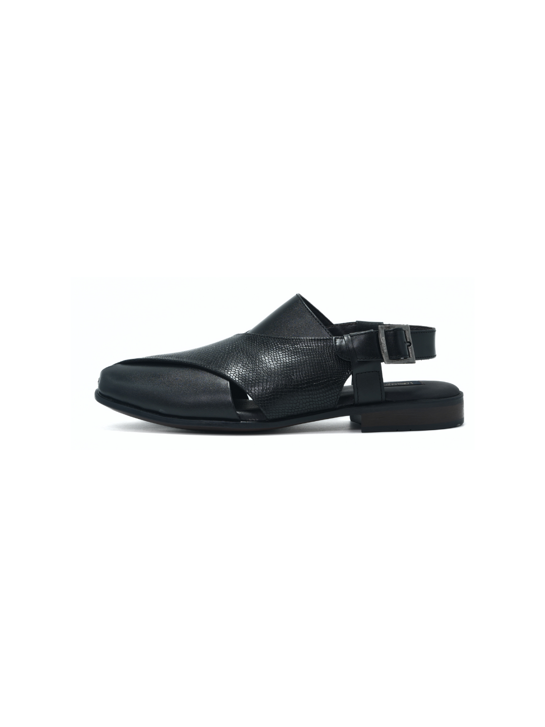 Egoss Black Sandal For Men 8090 C001