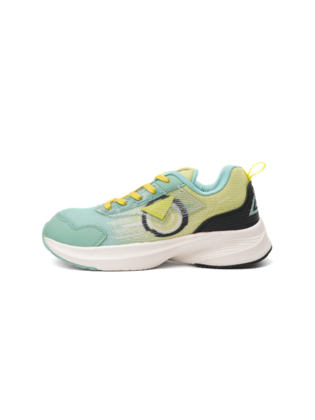 Campus S.Green/White Sports Shoes For Kids Tech Ch-22C-166A C1058