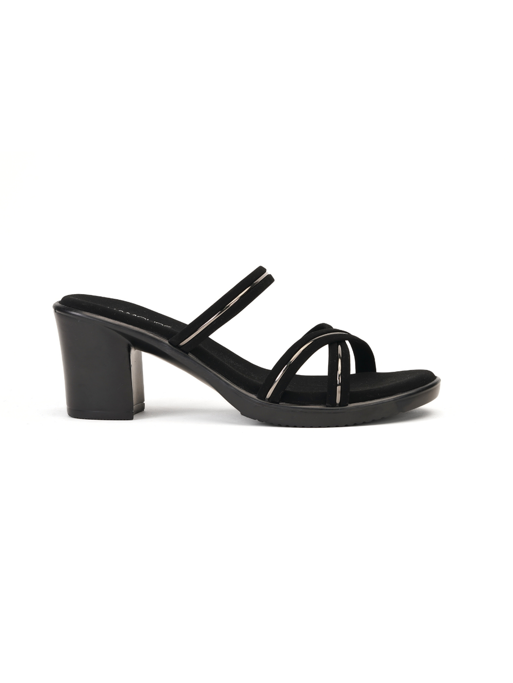 Lamoure Black Casual Heels For Women Lmw039171 C001