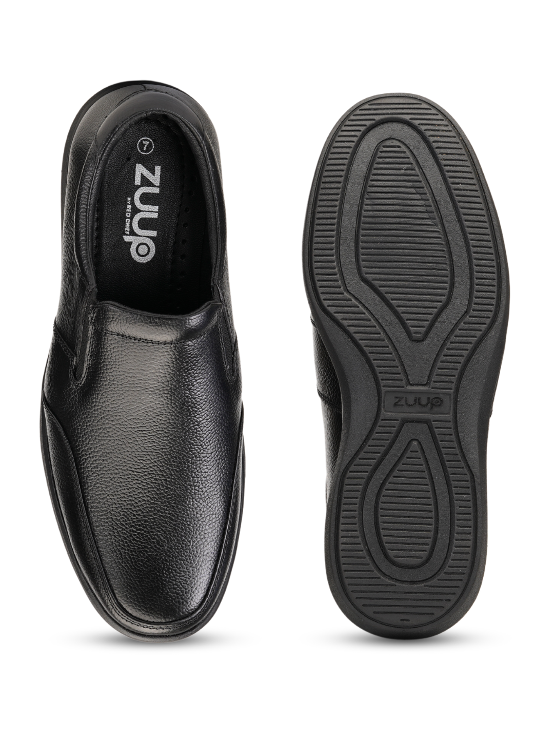 Zuup Black Genuine Leather Formal Shoes For Men Zfm021041 C001