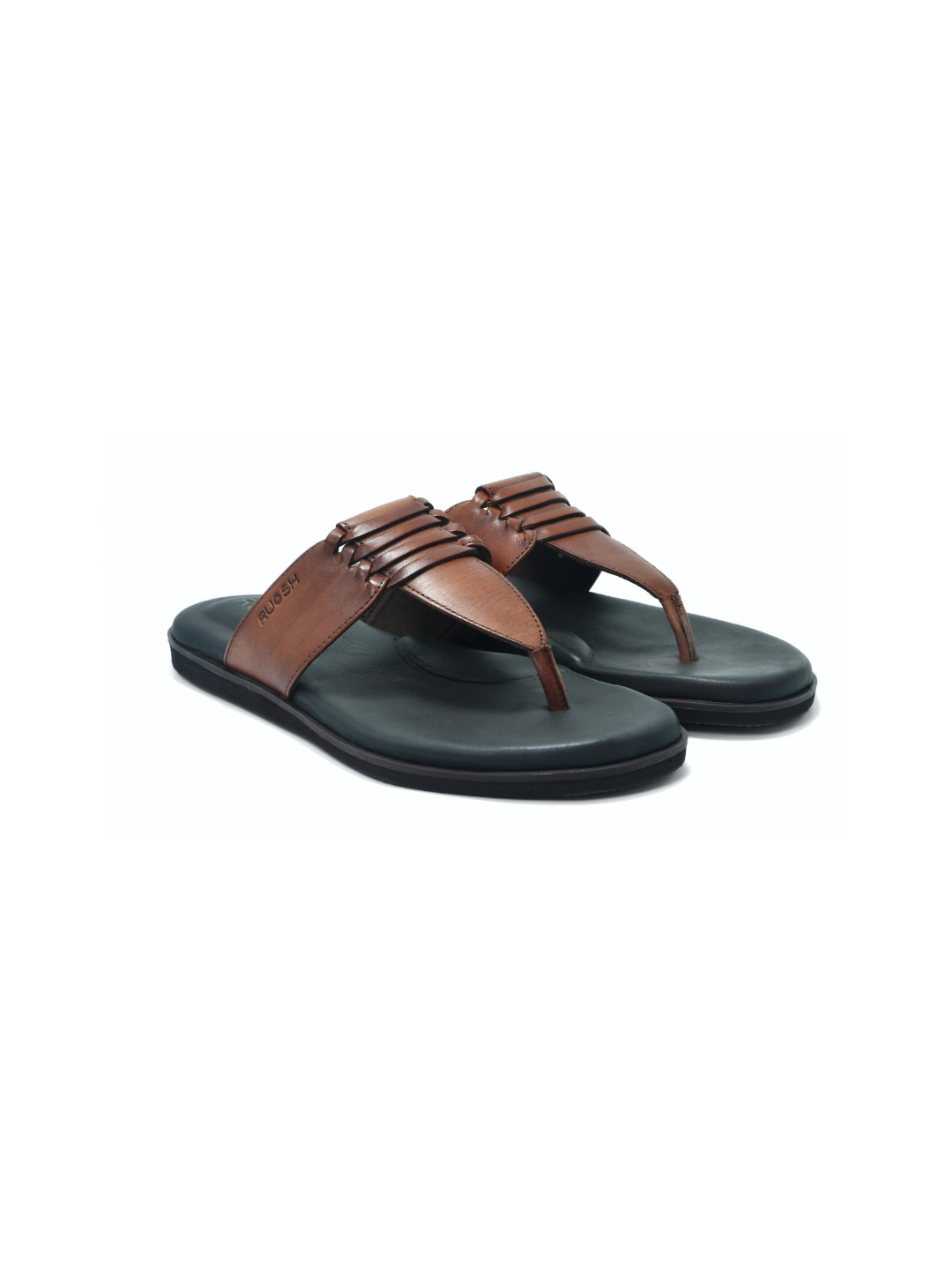 Ruosh Tan/Light Brown Slipper For Men Hampton-1231646670 C1457