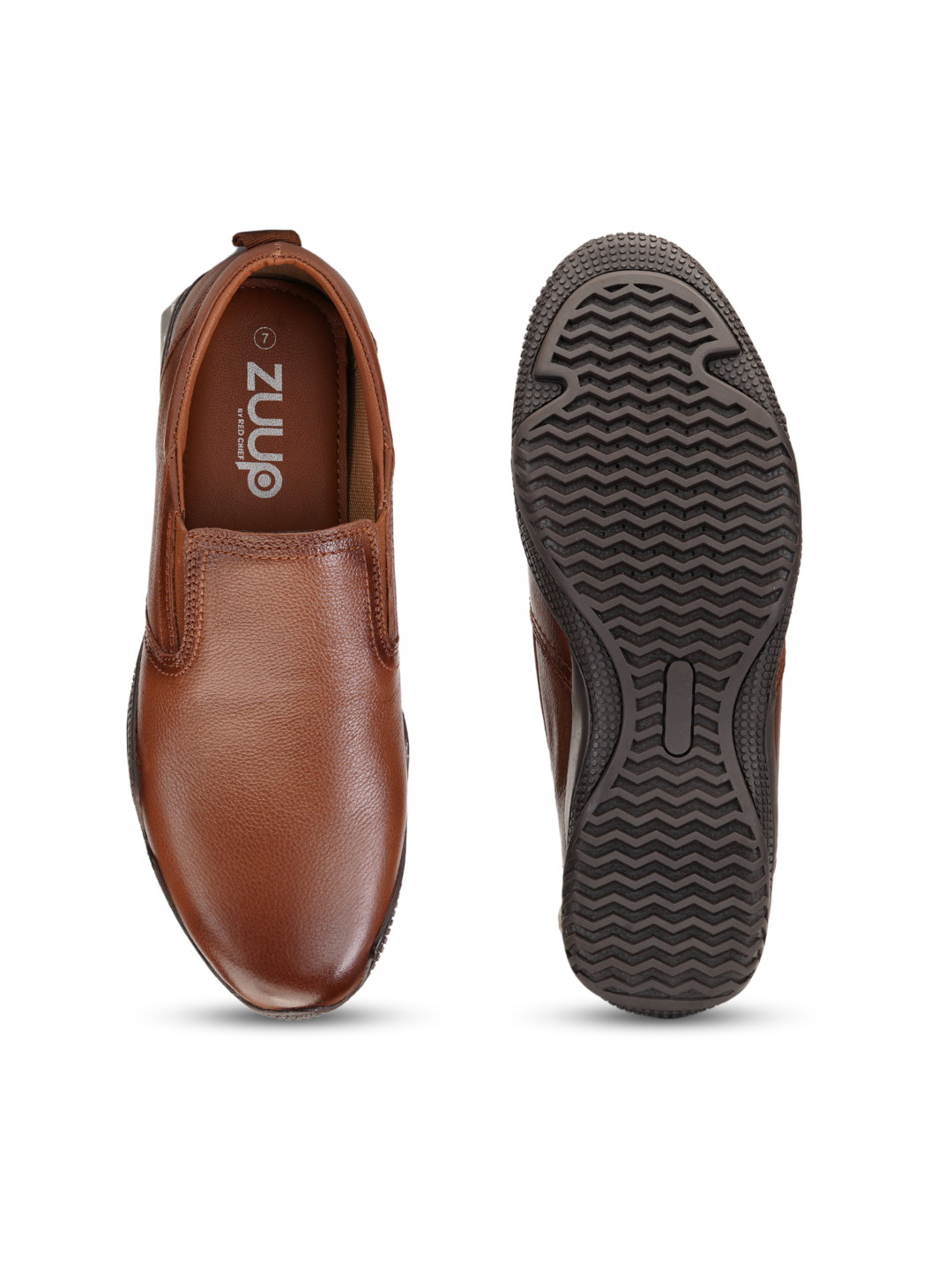 Zuup Tan Genuine Leather Casual Shoes For Men Zcm011009 C006