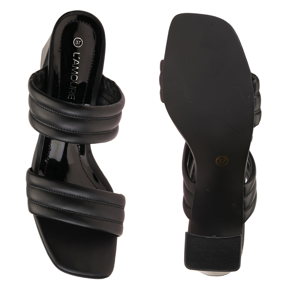 Lamoure Black Casual Heel For Women Lmw039277 C001